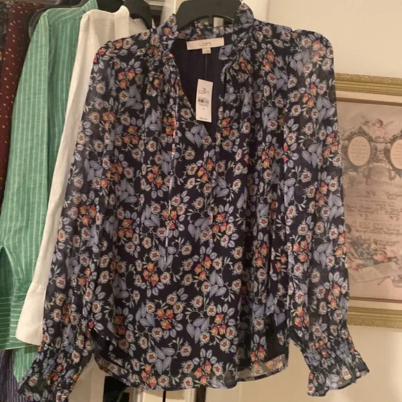 Chemisier Ann Taylor Loft Taille Small - Occasion Très Bon état, Un Petit Défaut Au Col